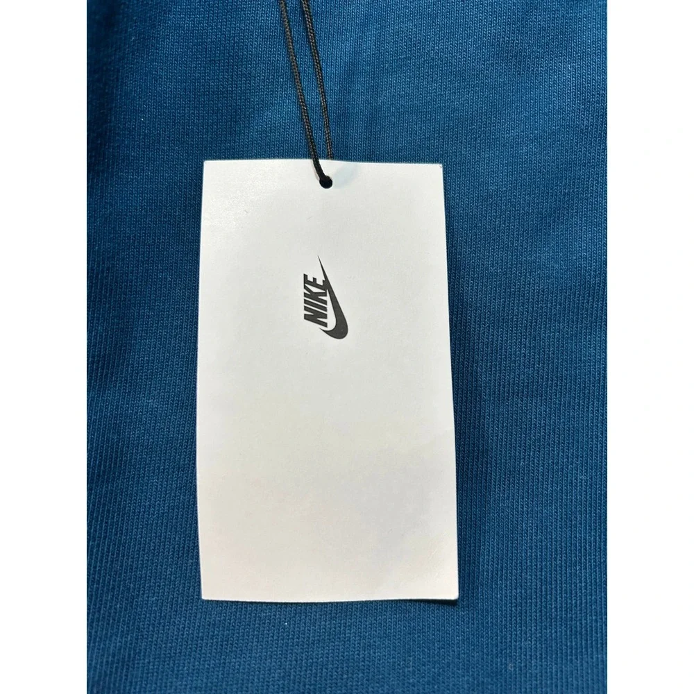 Nike Solo Swoosh Fleece Sweatpants Mens Sz‎ M Teal Blue